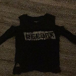 Reebok black cut shirt